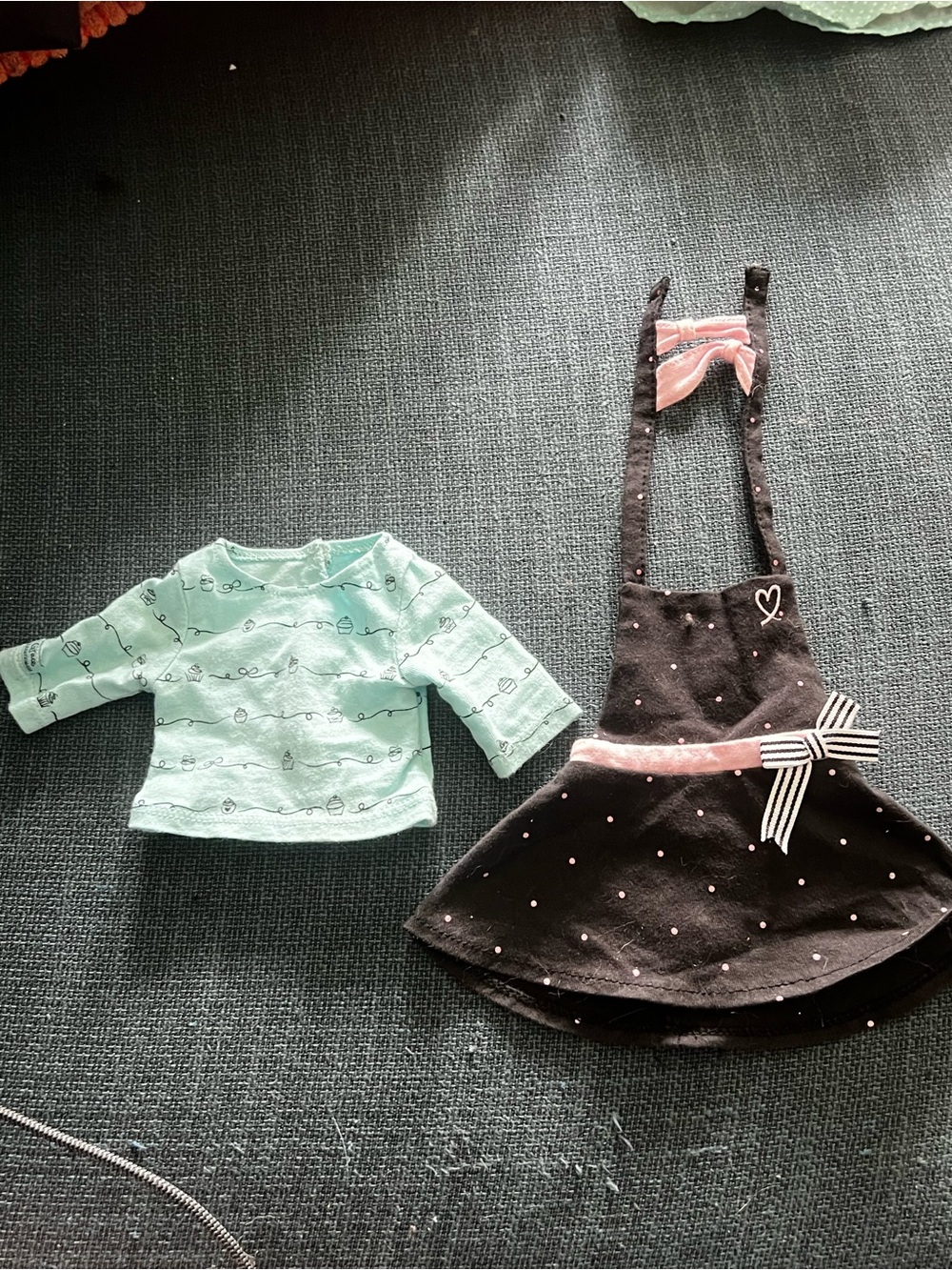 American girl doll Grace baking apron and shirt